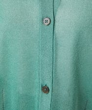 NGSHB30230 GIANNI LO GIUDICE(ジャンニ ロ ジュディチェ) [洗える]ペーパーヤーンニットカーディガン グリーン