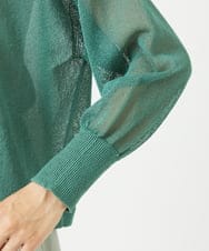 NGSHB30230 GIANNI LO GIUDICE(ジャンニ ロ ジュディチェ) [洗える]ペーパーヤーンニットカーディガン グリーン