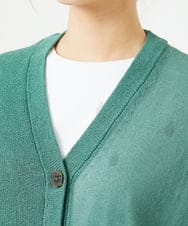 NGSHB31210 GIANNI LO GIUDICE(ジャンニ ロ ジュディチェ) [洗える]ペーパーヤーンニットジレ グリーン