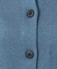NGSHD05230 GIANNI LO GIUDICE(ジャンニ ロ ジュディチェ) [洗える]ペーパーヤーンカーディガン ブルー
