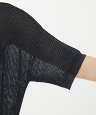 NGSHW10170 GIANNI LO GIUDICE(ジャンニ ロ ジュディチェ) [洗える]カスリニットショートカーディガン ネイビー