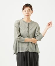 NGSJB10250 GIANNI LO GIUDICE(ジャンニ ロ ジュディチェ) [洗える]Levitaカーディガン グレー