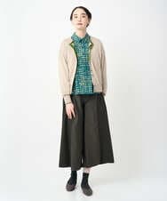 NGSJB20250 GIANNI LO GIUDICE(ジャンニ ロ ジュディチェ) [洗える]シルク混ニットカーディガン ベージュ