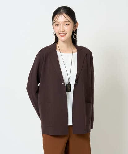 NGSJD11390 GIANNI LO GIUDICE [洗える]ヴィスコースナイロンミラノテーラージャケット