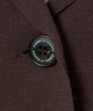 NGSJD11390 GIANNI LO GIUDICE(ジャンニ ロ ジュディチェ) [洗える]ヴィスコースナイロンミラノテーラージャケット ブラウン