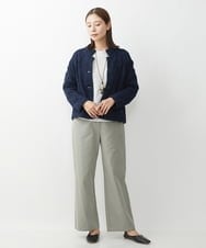NGSJS20490 GIANNI LO GIUDICE(ジャンニ ロ ジュディチェ) [洗える]ストレッチジャガードニットジャケット ネイビー