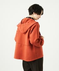 NGTAD01360 GIANNI LO GIUDICE(ジャンニ ロ ジュディチェ) [洗える]アスターダンボールニットパーカー オレンジ