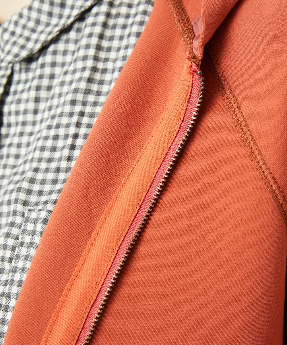 NGTAD01360 GIANNI LO GIUDICE(ジャンニ ロ ジュディチェ) [洗える]アスターダンボールニットパーカー オレンジ