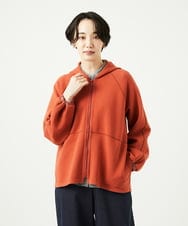 NGTAD01360 GIANNI LO GIUDICE(ジャンニ ロ ジュディチェ) [洗える]アスターダンボールニットパーカー オレンジ