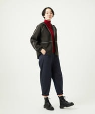 NGTAD01360 GIANNI LO GIUDICE(ジャンニ ロ ジュディチェ) [洗える]アスターダンボールニットパーカー ダークブラウン