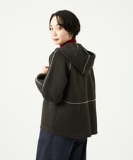 NGTAD01360 GIANNI LO GIUDICE(ジャンニ ロ ジュディチェ) [洗える]アスターダンボールニットパーカー ダークブラウン