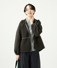 NGTAD01360 GIANNI LO GIUDICE(ジャンニ ロ ジュディチェ) [洗える]アスターダンボールニットパーカー ダークブラウン