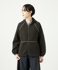 NGTAD01360 GIANNI LO GIUDICE(ジャンニ ロ ジュディチェ) [洗える]アスターダンボールニットパーカー ダークブラウン