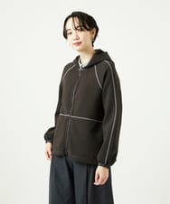 NGTAD01360 GIANNI LO GIUDICE(ジャンニ ロ ジュディチェ) [洗える]アスターダンボールニットパーカー ダークブラウン