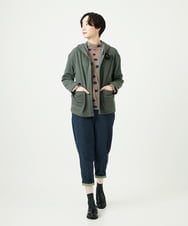 NGTAE20270 GIANNI LO GIUDICE(ジャンニ ロ ジュディチェ) [洗える]ライクボンバーヒートパーカー グリーン