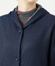 NGTAE20270 GIANNI LO GIUDICE(ジャンニ ロ ジュディチェ) [洗える]ライクボンバーヒートパーカー ネイビー