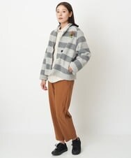 NGTAV40390 GIANNI LO GIUDICE(ジャンニ ロ ジュディチェ) [日本製]エコナンデスボーダージャケット グレー