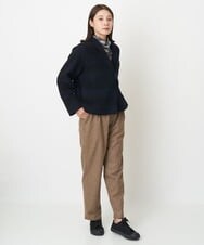 NGTAV40390 GIANNI LO GIUDICE(ジャンニ ロ ジュディチェ) [日本製]エコナンデスボーダージャケット ブラック