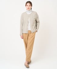 NGTCX33260 GIANNI LO GIUDICE(ジャンニ ロ ジュディチェ) [日本製]テンテンカットウール混ジャガードジャケット ベージュ