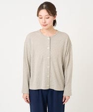 NGTCX33260 GIANNI LO GIUDICE(ジャンニ ロ ジュディチェ) [日本製]テンテンカットウール混ジャガードジャケット ベージュ