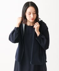 NGTEC24230 GIANNI LO GIUDICE(ジャンニ ロ ジュディチェ) [洗える]接結リバージャージフーディーベスト ネイビー