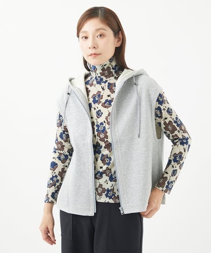 NGTEC24230 GIANNI LO GIUDICE [洗える]接結リバージャージフーディーベスト