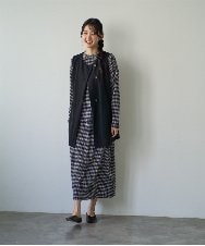 NGTGF39290 GIANNI LO GIUDICE(ジャンニ ロ ジュディチェ) [洗える・日本製]ナチュラルスムースジレ グリーン