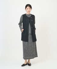 NGTGF39290 GIANNI LO GIUDICE(ジャンニ ロ ジュディチェ) [洗える・日本製]ナチュラルスムースジレ グリーン