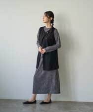 NGTGF39290 GIANNI LO GIUDICE(ジャンニ ロ ジュディチェ) [洗える・日本製]ナチュラルスムースジレ ブラック