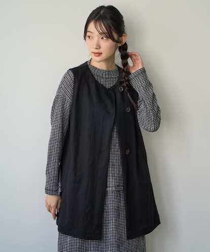 NGTGF39290 GIANNI LO GIUDICE [洗える・日本製]ナチュラルスムースジレ