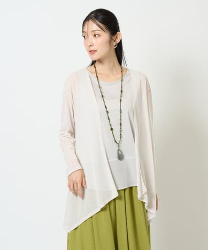 NGTHD01160 GIANNI LO GIUDICE [洗える・日本製]強撚天竺カーディガン
