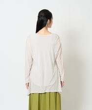 NGTHD01160 GIANNI LO GIUDICE(ジャンニ ロ ジュディチェ) [洗える・日本製]強撚天竺カーディガン ライトグレー