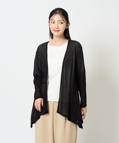 NGTHD01160 GIANNI LO GIUDICE [洗える・日本製]強撚天竺カーディガン