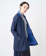 NGTJB22290 GIANNI LO GIUDICE(ジャンニ ロ ジュディチェ) [洗える・日本製]リヨセルダブルフェイスジャージジャケット ネイビー