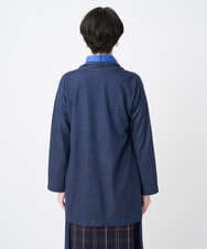 NGTJB22290 GIANNI LO GIUDICE(ジャンニ ロ ジュディチェ) [洗える・日本製]リヨセルダブルフェイスジャージジャケット ネイビー