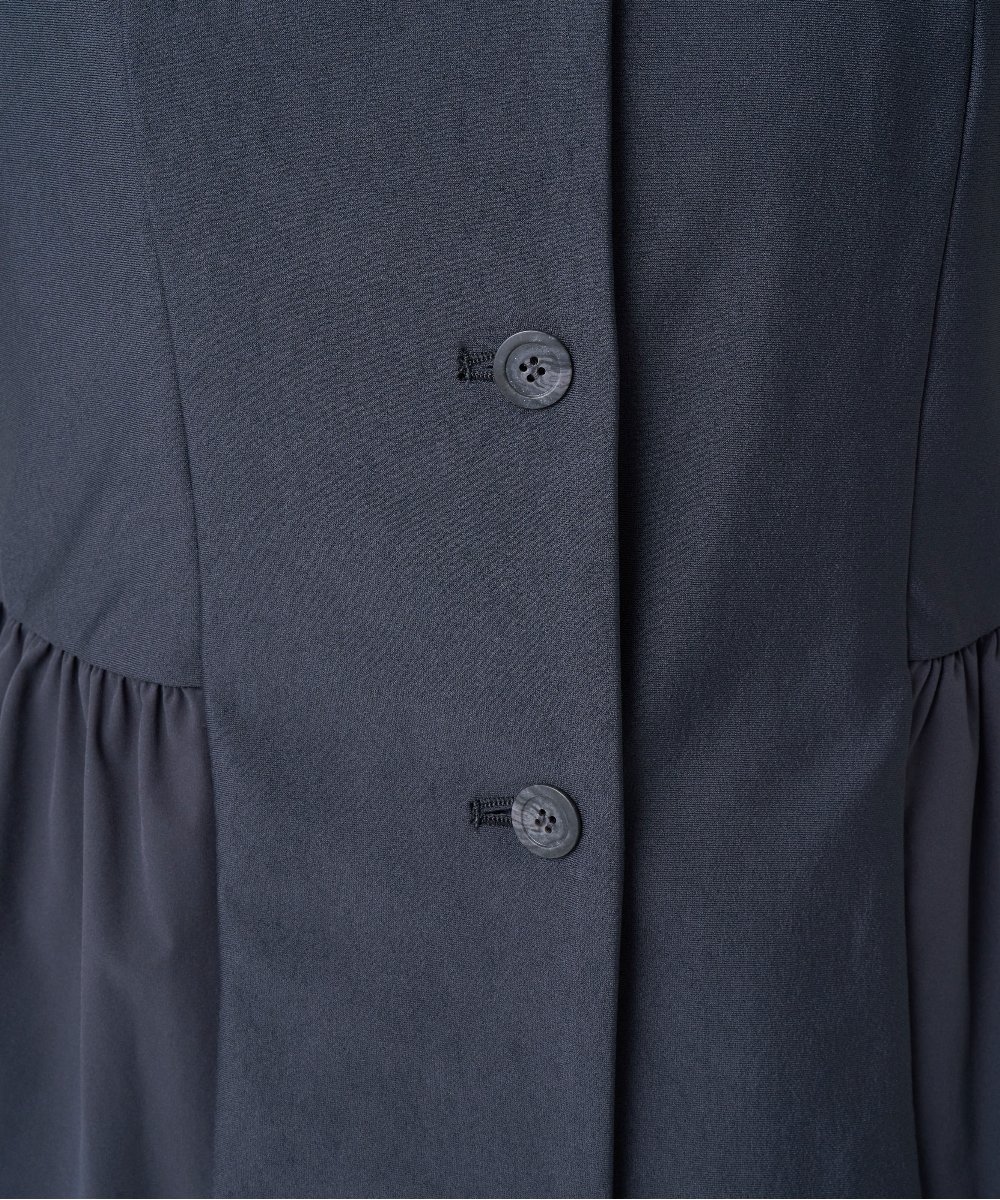 NGTJC28250 GIANNI LO GIUDICE(ジャンニ ロ ジュディチェ) [洗える・日本製]エアシルキーカットソージレ ダークグレー