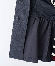 NGTJC28250 GIANNI LO GIUDICE(ジャンニ ロ ジュディチェ) [洗える・日本製]エアシルキーカットソージレ ダークグレー