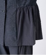 NGTJC28250 GIANNI LO GIUDICE(ジャンニ ロ ジュディチェ) [洗える・日本製]エアシルキーカットソージレ ダークグレー