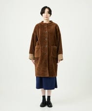 NGUAE21490 GIANNI LO GIUDICE(ジャンニ ロ ジュディチェ) ボアタフタキルトコート ベージュ