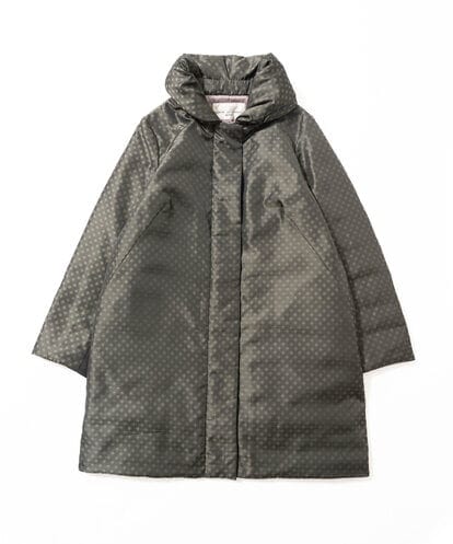 NGUAE30720 GIANNI LO GIUDICE シャドードットジャガードダウンコート