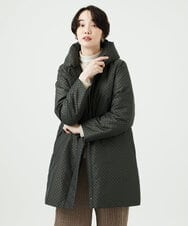 NGUAE30720 GIANNI LO GIUDICE(ジャンニ ロ ジュディチェ) シャドードットジャガードダウンコート カーキ