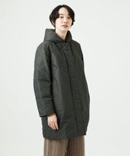 NGUAE30720 GIANNI LO GIUDICE(ジャンニ ロ ジュディチェ) シャドードットジャガードダウンコート カーキ