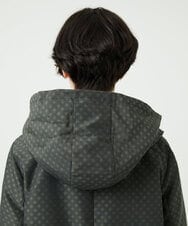 NGUAE30720 GIANNI LO GIUDICE(ジャンニ ロ ジュディチェ) シャドードットジャガードダウンコート カーキ