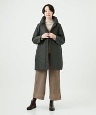 NGUAE30720 GIANNI LO GIUDICE(ジャンニ ロ ジュディチェ) シャドードットジャガードダウンコート カーキ