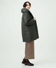 NGUAE30720 GIANNI LO GIUDICE(ジャンニ ロ ジュディチェ) シャドードットジャガードダウンコート カーキ