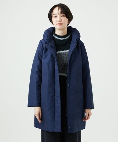 NGUAE30720 GIANNI LO GIUDICE シャドードットジャガードダウンコート