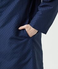 NGUAE30720 GIANNI LO GIUDICE(ジャンニ ロ ジュディチェ) シャドードットジャガードダウンコート ネイビー