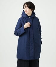 NGUAE30720 GIANNI LO GIUDICE(ジャンニ ロ ジュディチェ) シャドードットジャガードダウンコート ネイビー