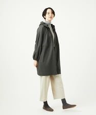 NGUAF01390 GIANNI LO GIUDICE(ジャンニ ロ ジュディチェ) [洗える]マイクロストライプストレッチコート カーキ