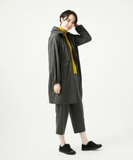 NGUAF01390 GIANNI LO GIUDICE(ジャンニ ロ ジュディチェ) [洗える]マイクロストライプストレッチコート カーキ